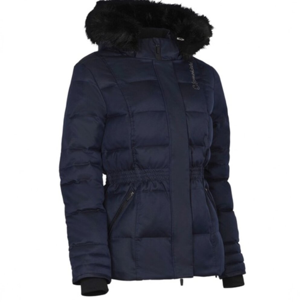 Samshield Meribel Blue Puffer Jacket No Hood Sz XS